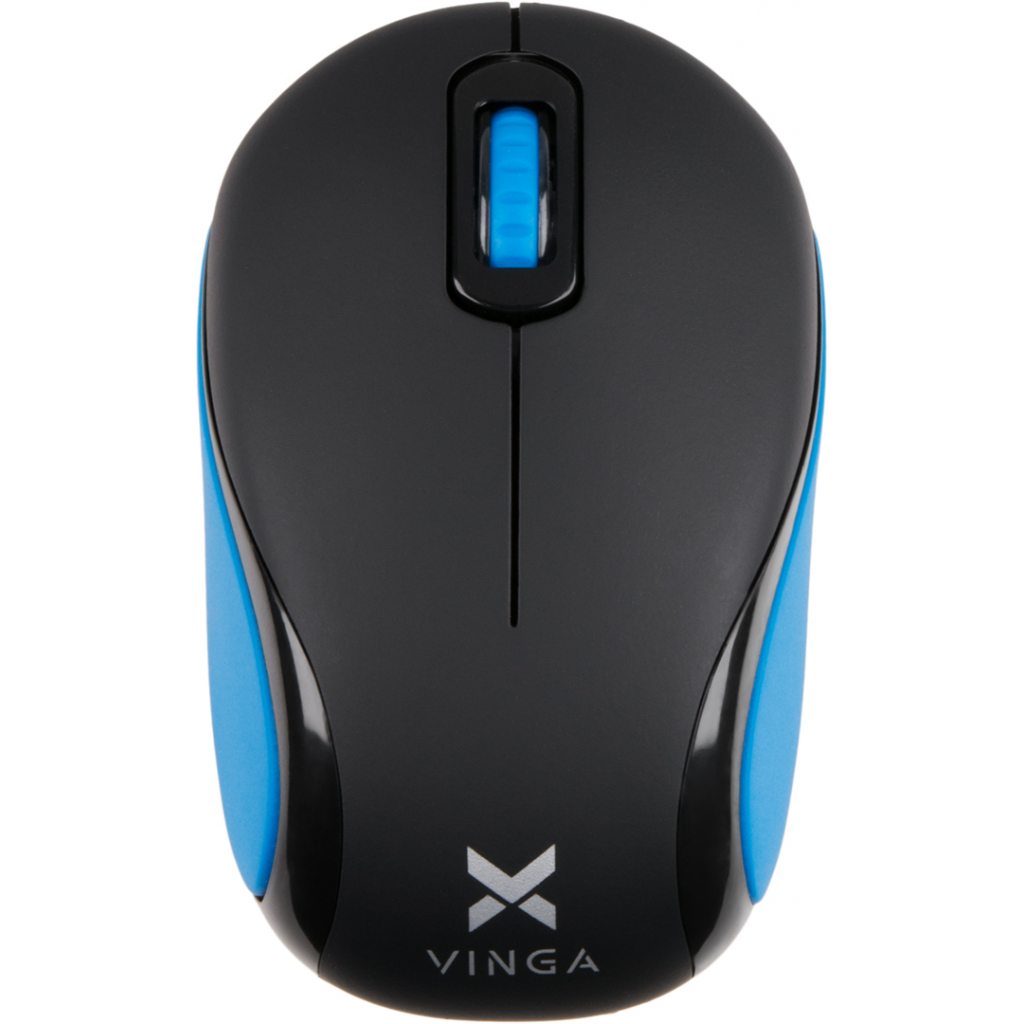 Мишка Vinga MSW-907 black - blue - зображення 3