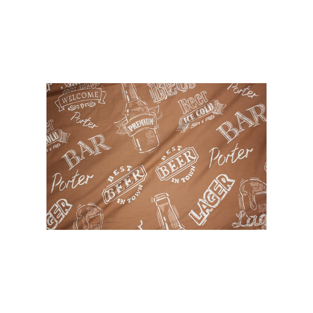 Постільна білизна MirSon Бязь Ranforce Elite 17-0509 Beer Bar Porter 2 х 143х210 сіме (2200004682808) - зображення 4