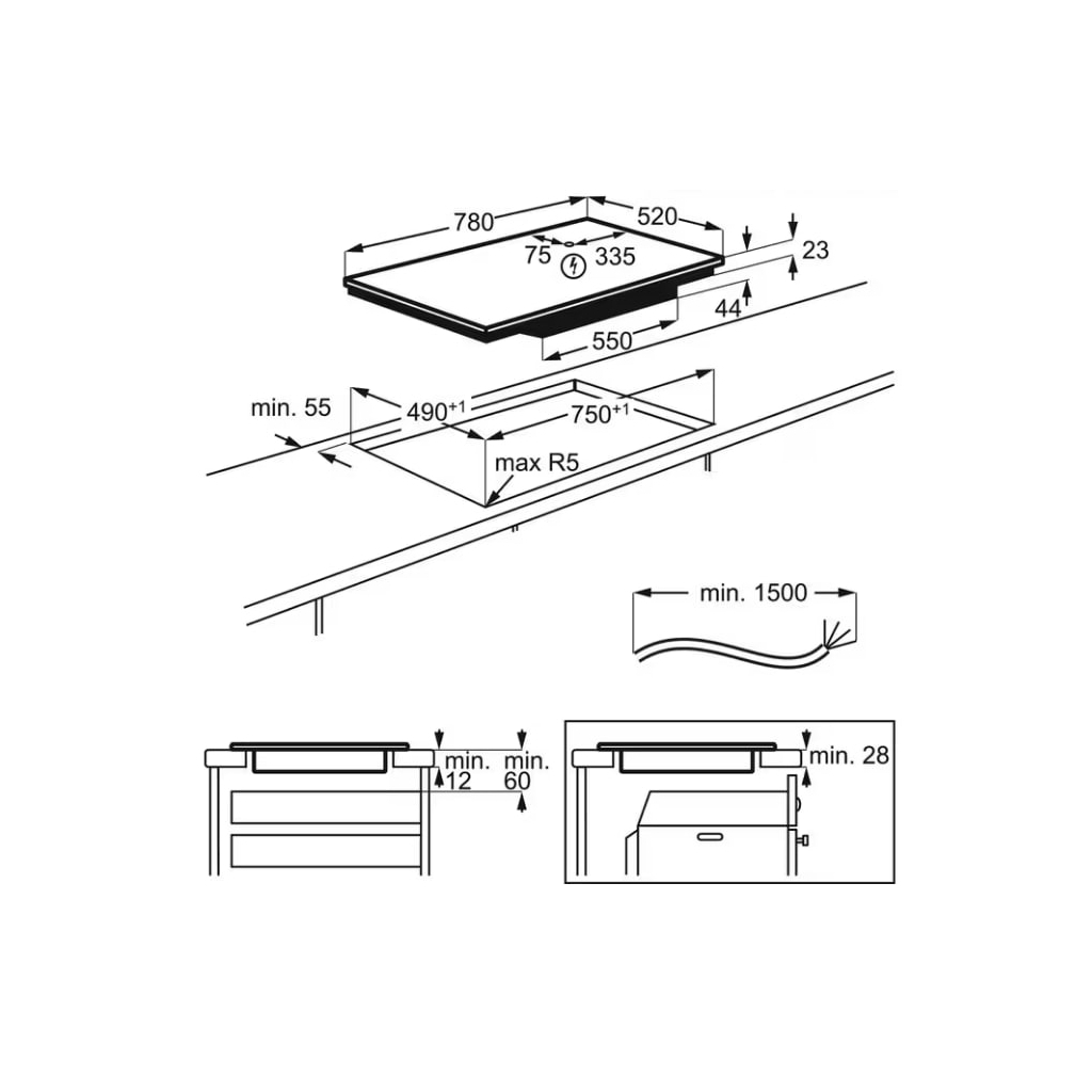 Варочна поверхня AEG IAE84851FB - зображення 7