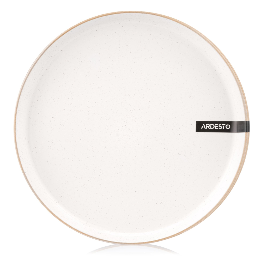 Тарілка Ardesto Apulia, 26.6см, кераміка, кремовий (AR2927AC) - зображення 1