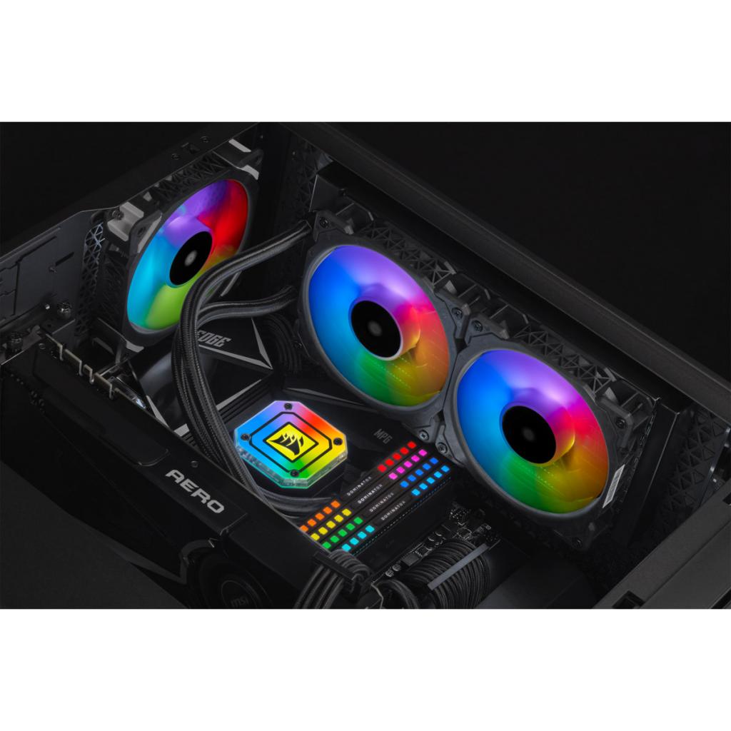 Система рідинного охолодження Corsair iCUE H100i Elite Capellix RGB (CW-9060046-WW) - зображення 10