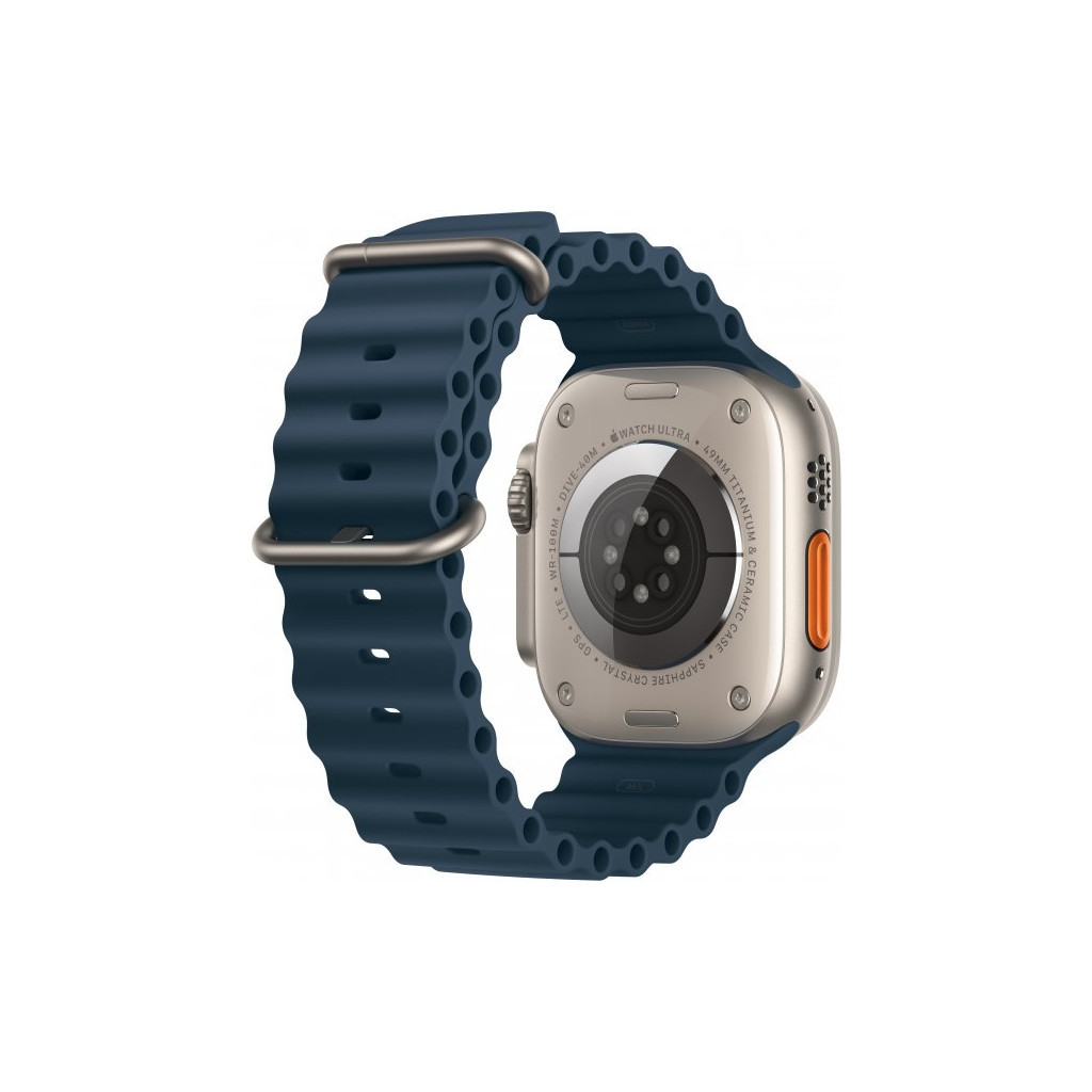 Смарт-годинник Apple Watch Ultra 2 GPS + Cellular, 49mm Titanium Case with Blue Ocean Band (MREG3UL/A) - зображення 3