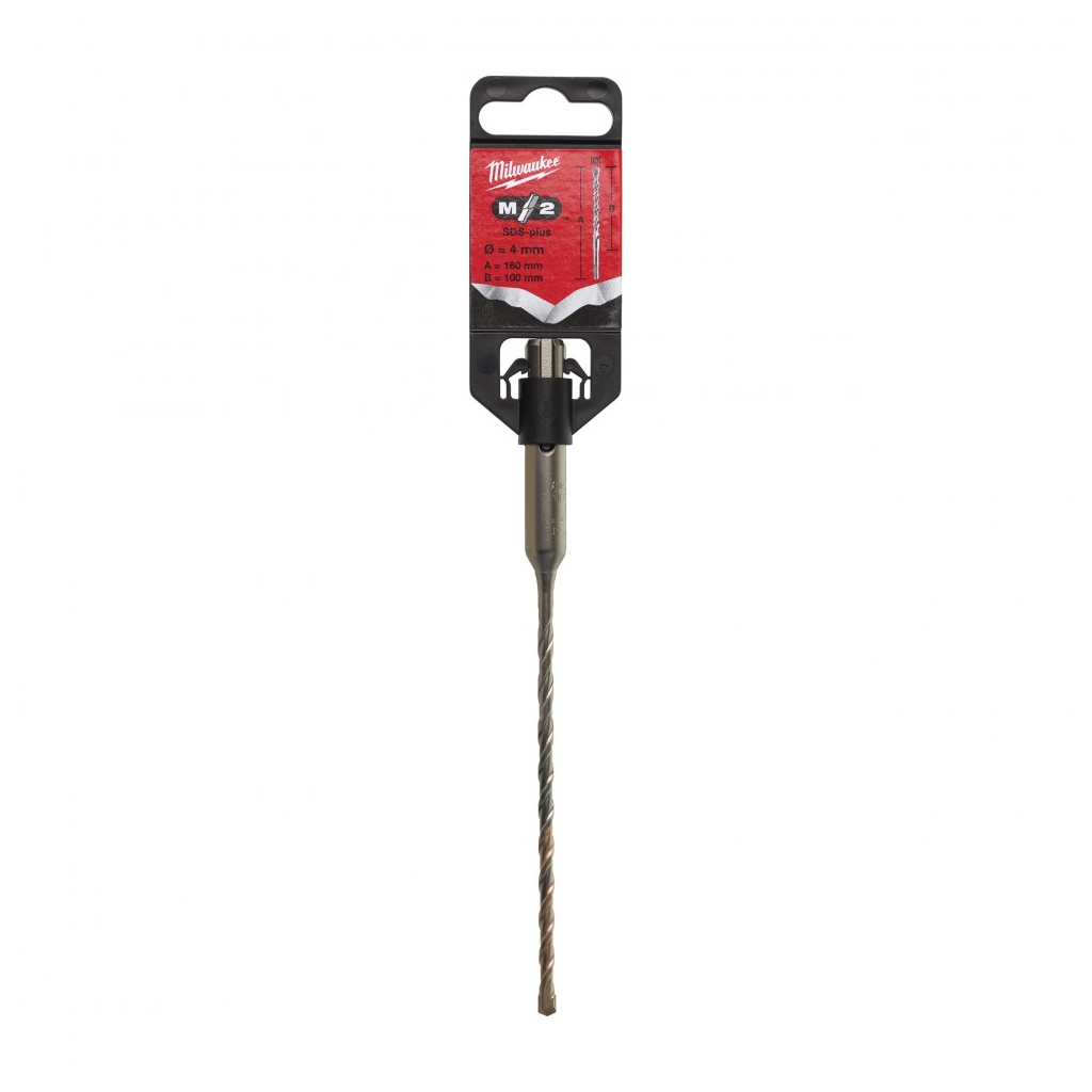 Бур Milwaukee SDS-PLUS M2, 4,0х160х100мм (4932399143) - изображение 2