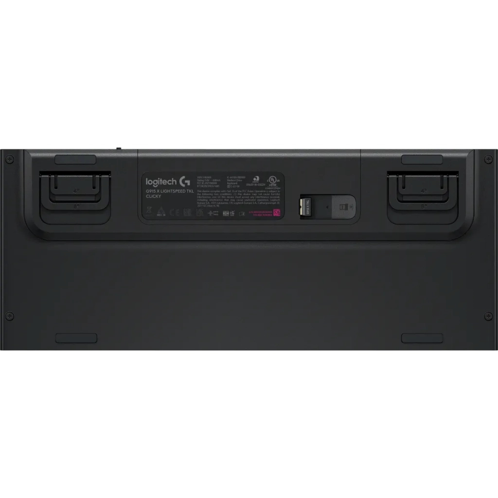 Клавіатура Logitech G915 TKL X Lightspeed Switch-Clicky Wireless/Bluetooth/USB UA Black (920-012757) - зображення 6
