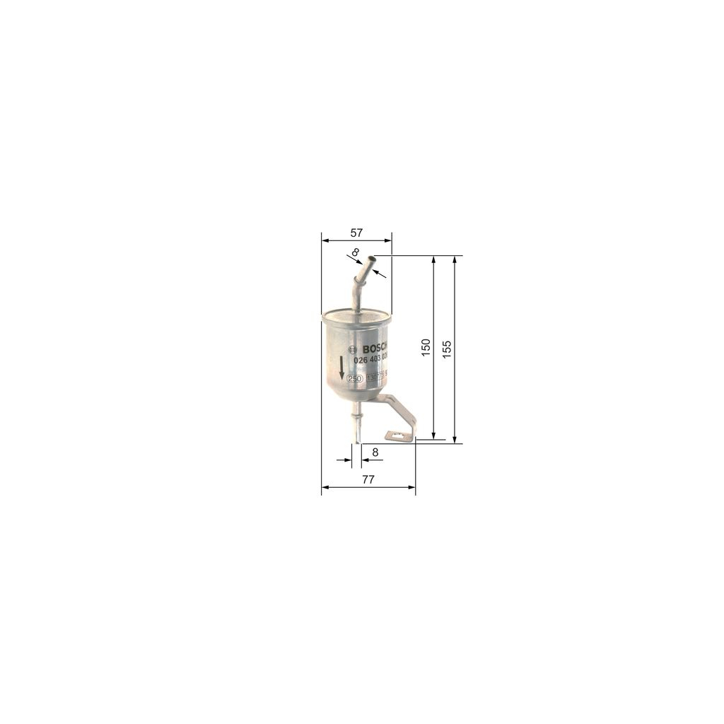 Фільтр паливний Bosch F026403026 - изображение 5