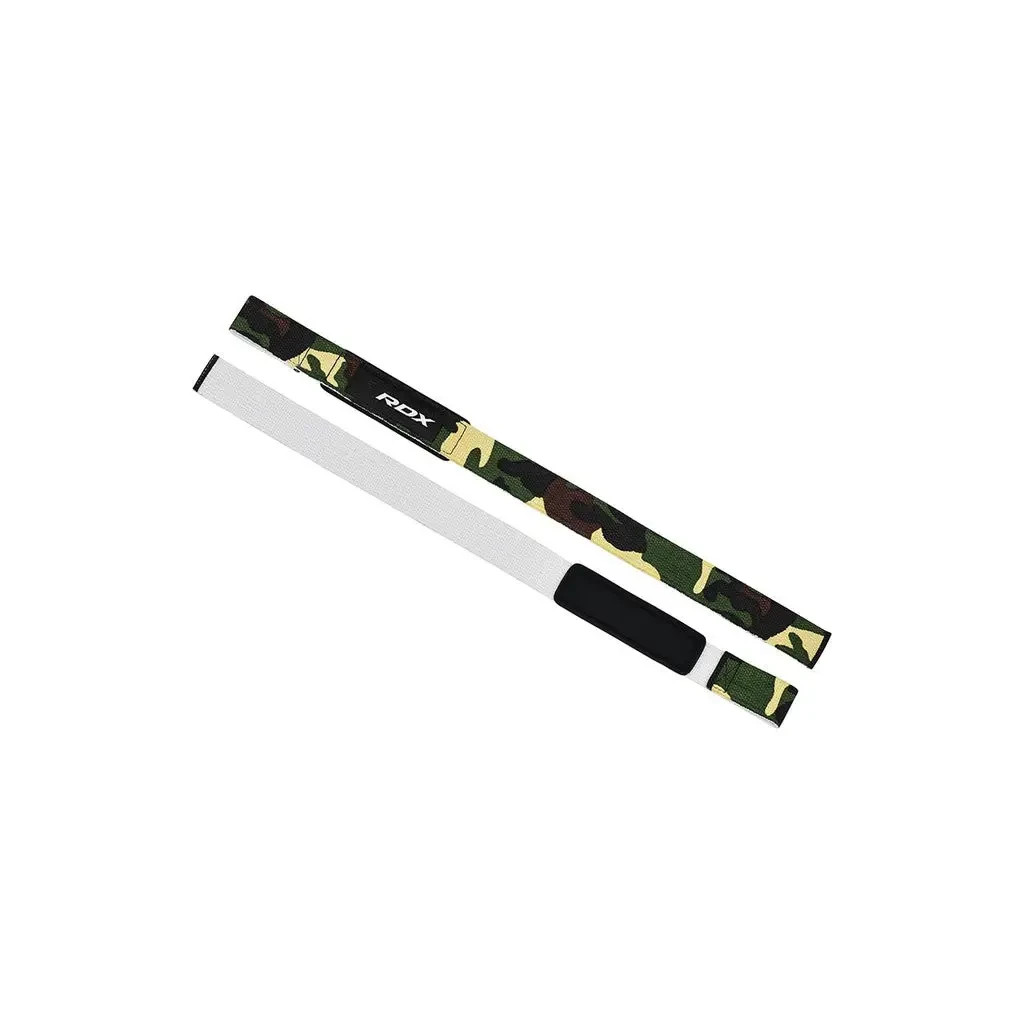 Кистьові лямки RDX W1 Gym Single Strap Camo Green Plus (WAN-W1CGN+) - зображення 3