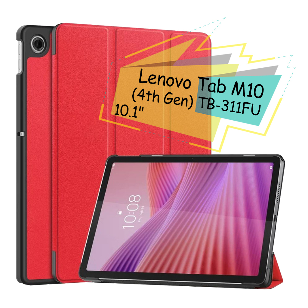 Чохол до планшета BeCover Smart Case Lenovo Tab M10 (4th Gen) TB-311FU 10.1" Red (713111) - зображення 1