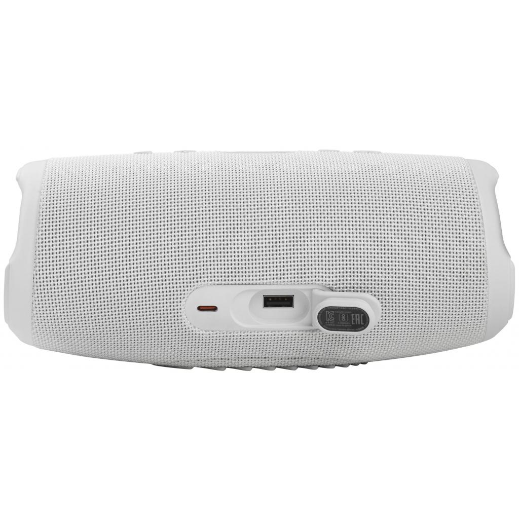 Акустична система JBL Charge 5 White (JBLCHARGE5WHT) - зображення 4