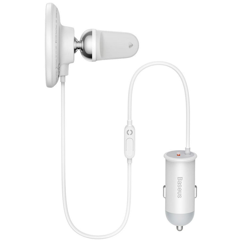 Універсальний автотримач Baseus CW01 Magnetic Wireless 40W (SUCX040102) - изображение 2