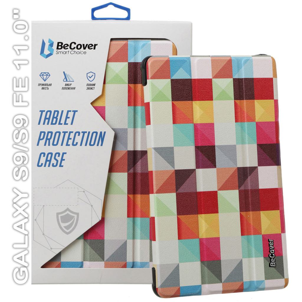 Чохол до планшета BeCover Smart Case Samsung Tab S9 (SM-X710/SM-X716)/S9 FE (SM-X510/SM-X516B) 11.0" Square (710421) - зображення 1