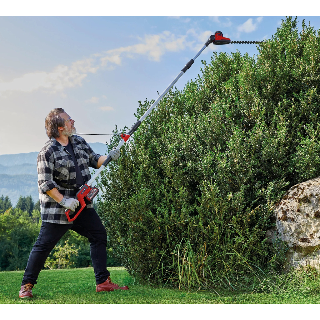 Кущоріз Einhell телескопічний GC-HH 18/45 Li T - Solo PX, 18V, 450м, 3.5кг (без АКБ та ЗП) (3410585) - изображение 11