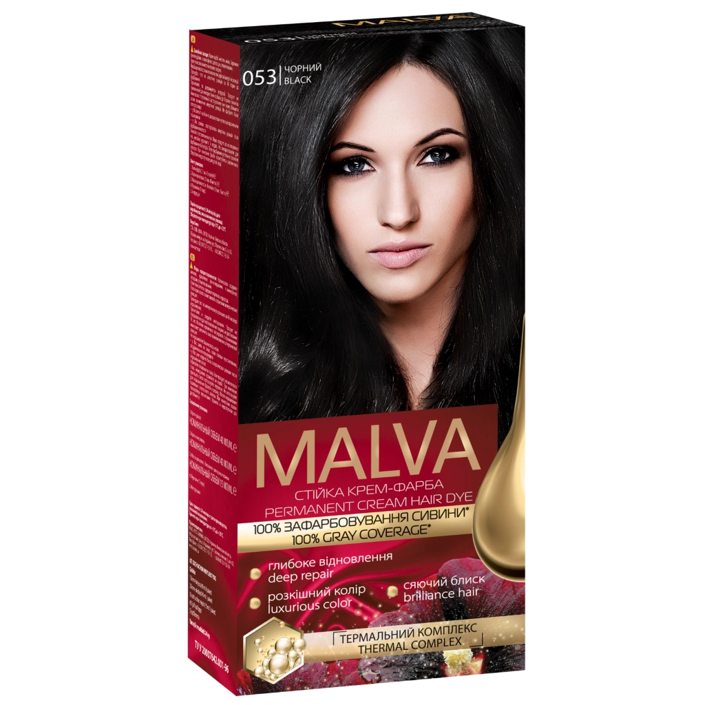 Фарба для волосся Acme Color Malva Color Revive Стійка 053 - Чорний (4823115502902) - зображення 1