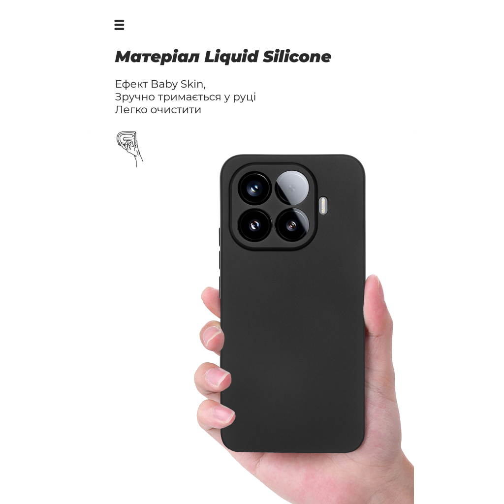 Чохол до мобільного телефона Armorstandart ICON Xiaomi 15T Pro 5G Black (ARM86989) - зображення 7