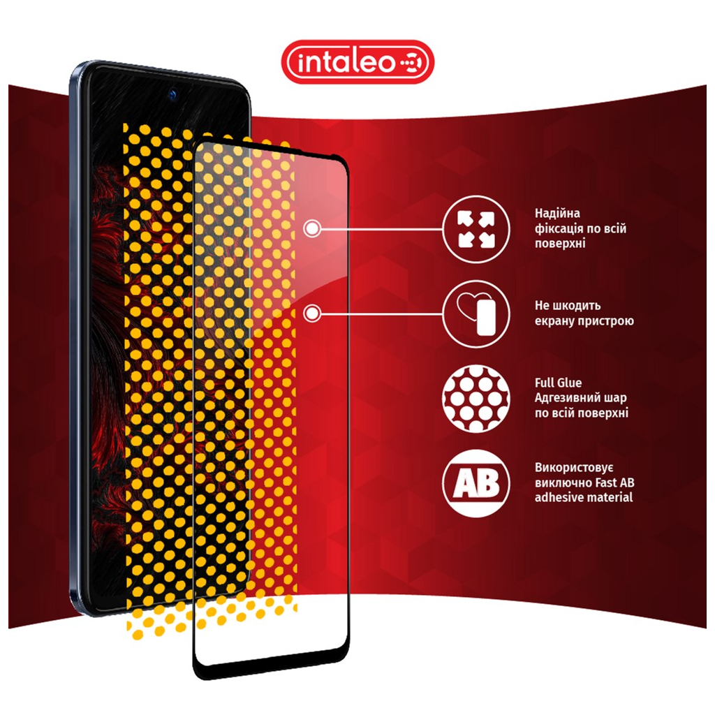 Скло захисне Intaleo Full Glue Tecno Camon 18 (1283126529146) - зображення 6
