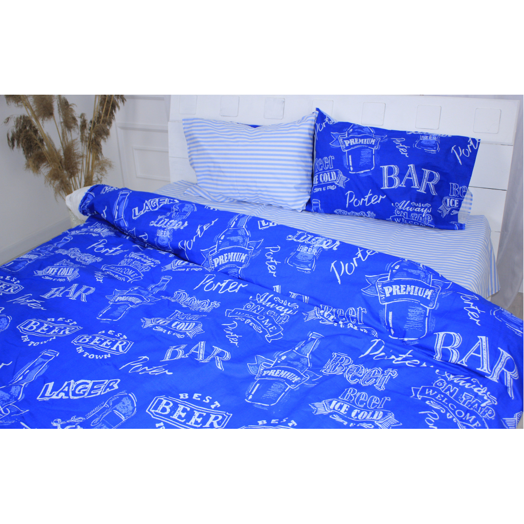 Постільна білизна MirSon Бязь Ranforce Elite 17-0508 Beer Bar King Size (2200004706689) - зображення 2