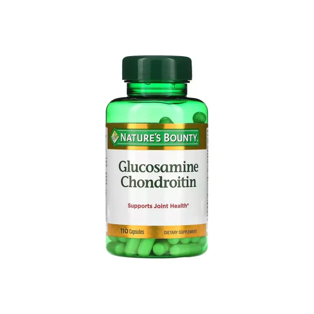 Вітамінно-мінеральний комплекс Nature's Bounty Глюкозамін та Хондроїтин, Glucosamine Chondroitin, 110 капсул (NRT-00238) - зображення 1