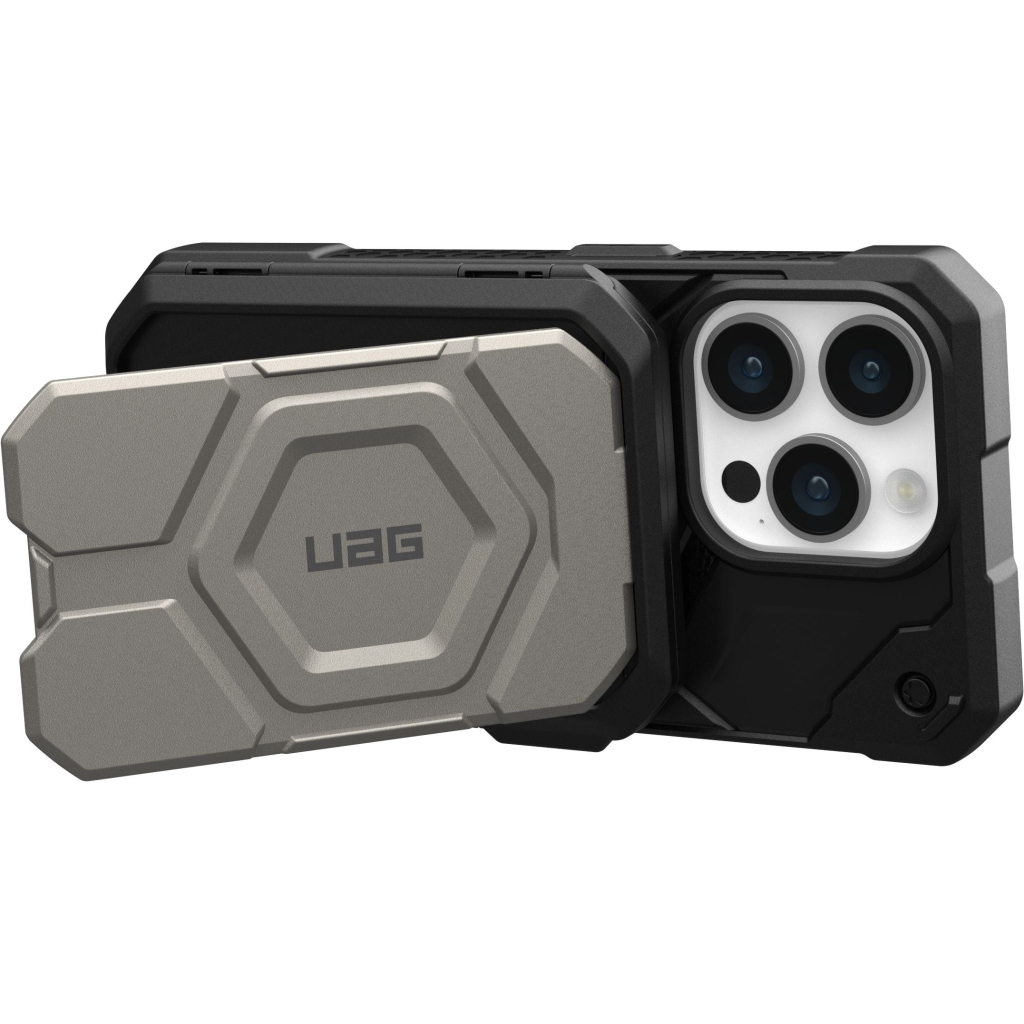 Чохол до мобільного телефона UAG Magnetic Wallet with Stand Black (964442114040) - зображення 6