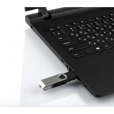 USB флеш накопичувач eXceleram 8GB P1 Series Silver/Black USB 2.0 (EXP1U2SIB08) - зображення 7