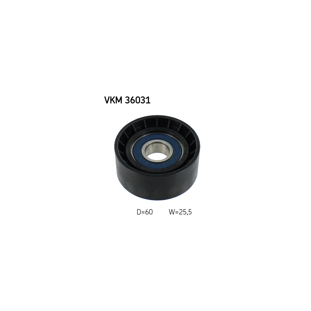 Ролик натягувача ременя SKF VKM 36031 - зображення 1