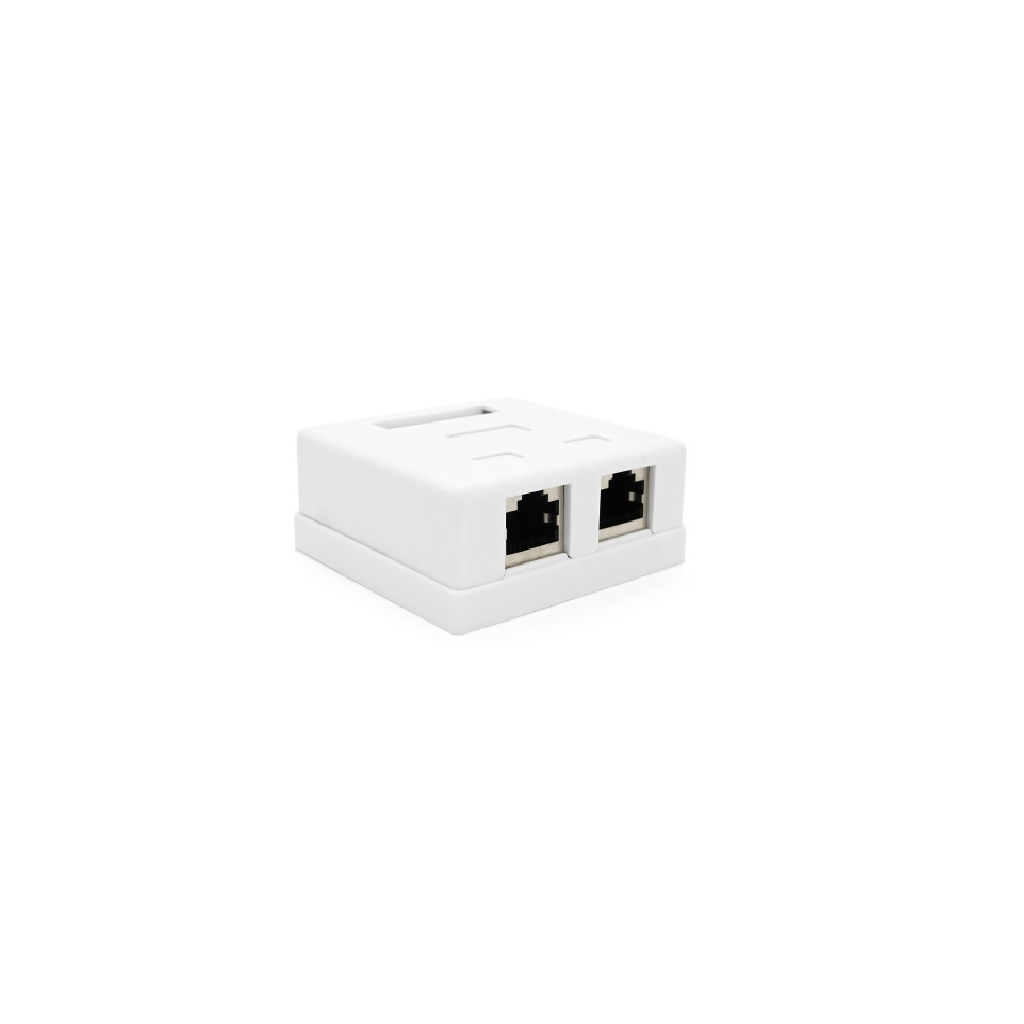 Комп'ютерна розетка RJ45x2 FTP, 8P8C, cat.5 Ritar (StR-FTP/8P8CRJ45-2 / 01994) - зображення 2