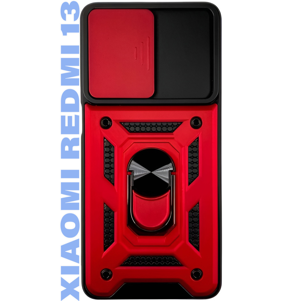 Чохол до мобільного телефона BeCover Military Xiaomi Redmi 13 Red (711554) - зображення 1