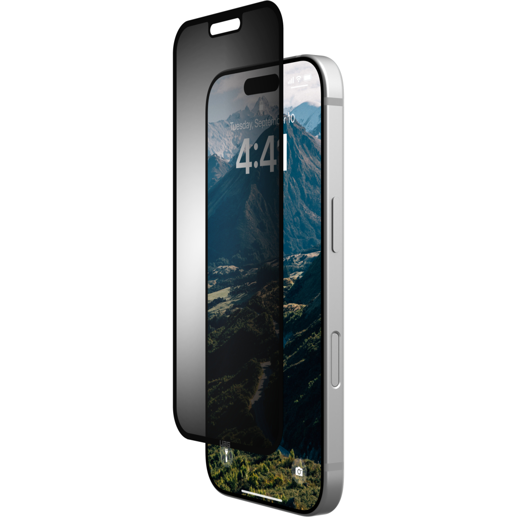 Плівка захисна UAG iPhone 16 Pro Removable Privacy Glass - Tint (14436811NA) - изображение 2