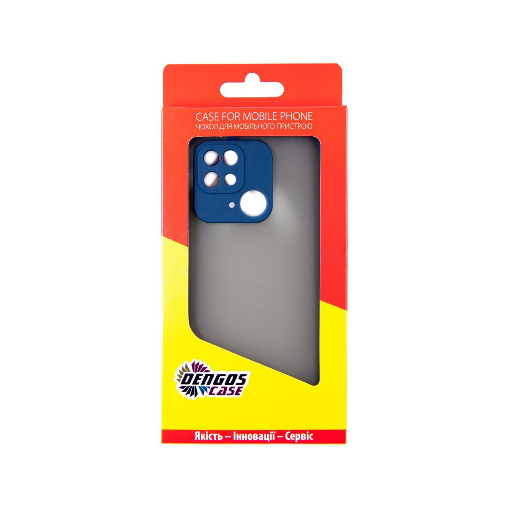 Чохол до мобільного телефона Dengos Matte Xiaomi Redmi 10C (blue) (DG-TPU-MATT-110) - зображення 5