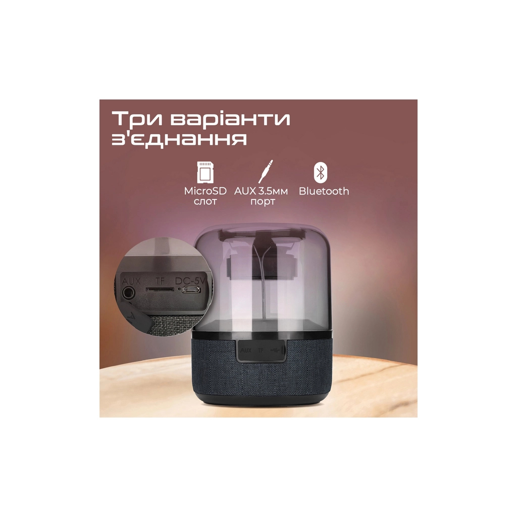 Акустична система Promate Glitz-L Black (glitz-l.black) - зображення 6