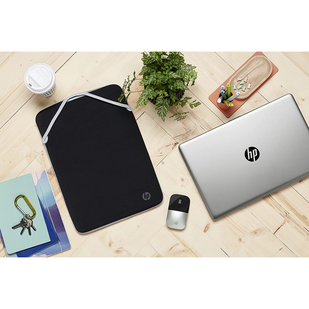 Чохол до ноутбука HP 15.6" Reversible Protective Blk/Slv Sleeve (2F2K5AA) - зображення 2