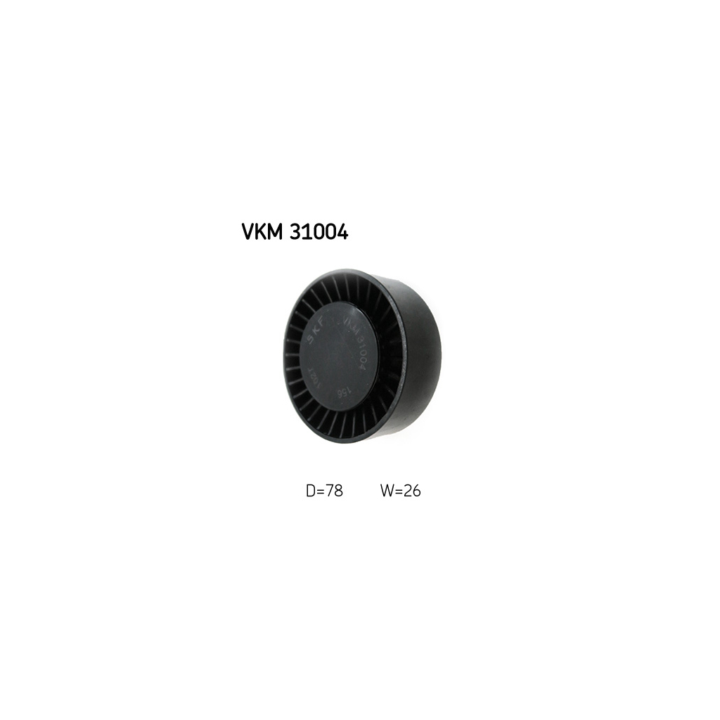 Ролик натягувача ременя SKF VKM 31004 - зображення 2
