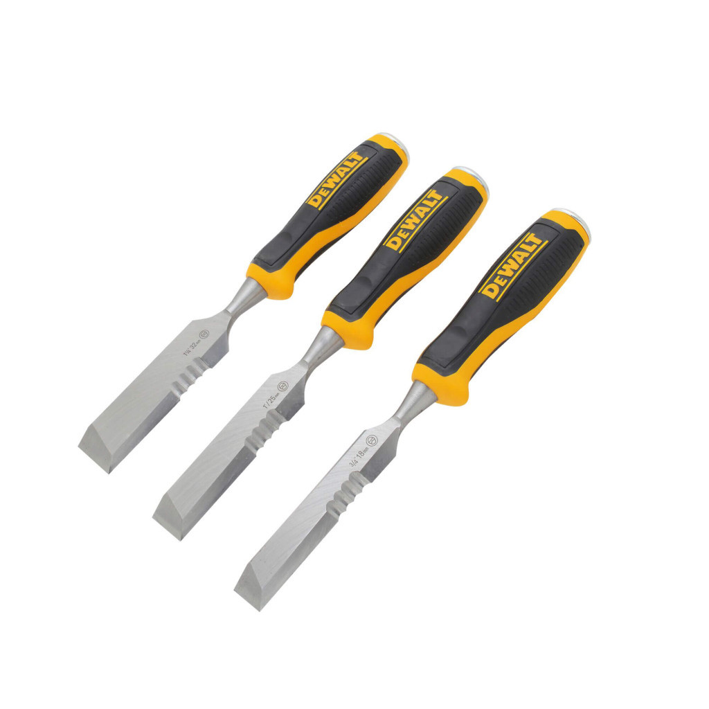 Стамеска DeWALT 150 мм з бічною ріжучою кромкою, 3 шт (DWHT0-16148) - зображення 1