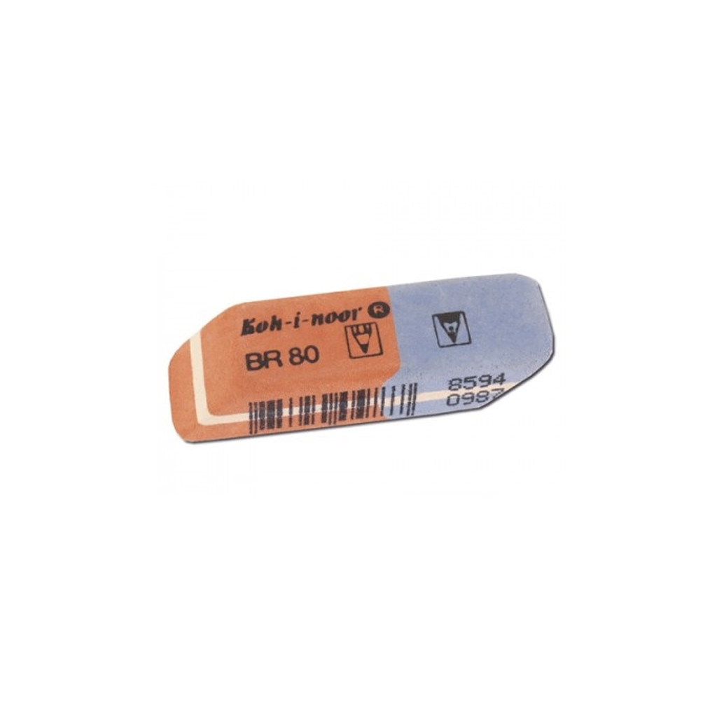 Гумка Koh-i-Noor BlueStar, полібег 2 шт (6521/80/2/P) - изображение 1