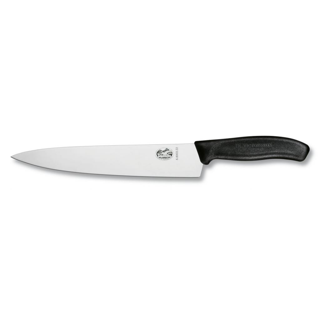 Кухонний ніж Victorinox SwissClassic розділювальний 22 см, чорний (6.8003.22) - зображення 1