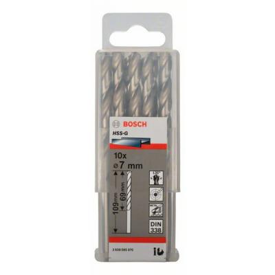 Свердло Bosch HSS-G 7 мм., 10 шт. по металу (2.608.595.070) - зображення 2