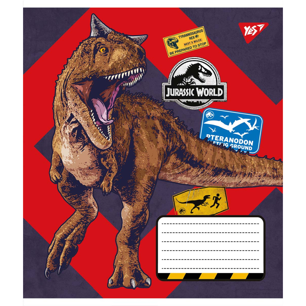 Зошит Yes А5 Jurassic world 18 аркушів, клітинка (766328) - зображення 4