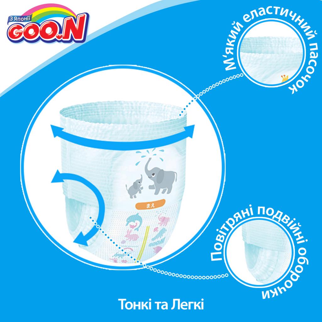 Підгузки GOO.N Трусики для хлопчиків 9-14 кг, L, 132 шт (853080-3) - зображення 6