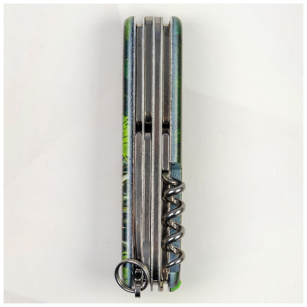 Ніж Victorinox Huntsman Zodiac 91 мм Зелений дерев'яний дракон (1.3713.3_Z3240p) - зображення 9