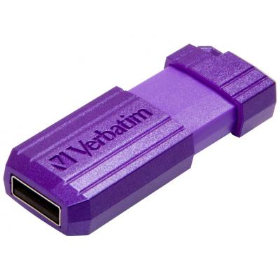 USB флеш накопичувач Verbatim 16GB Store 'n' Go PinStripe Violet USB 2.0 (49058) - зображення 3