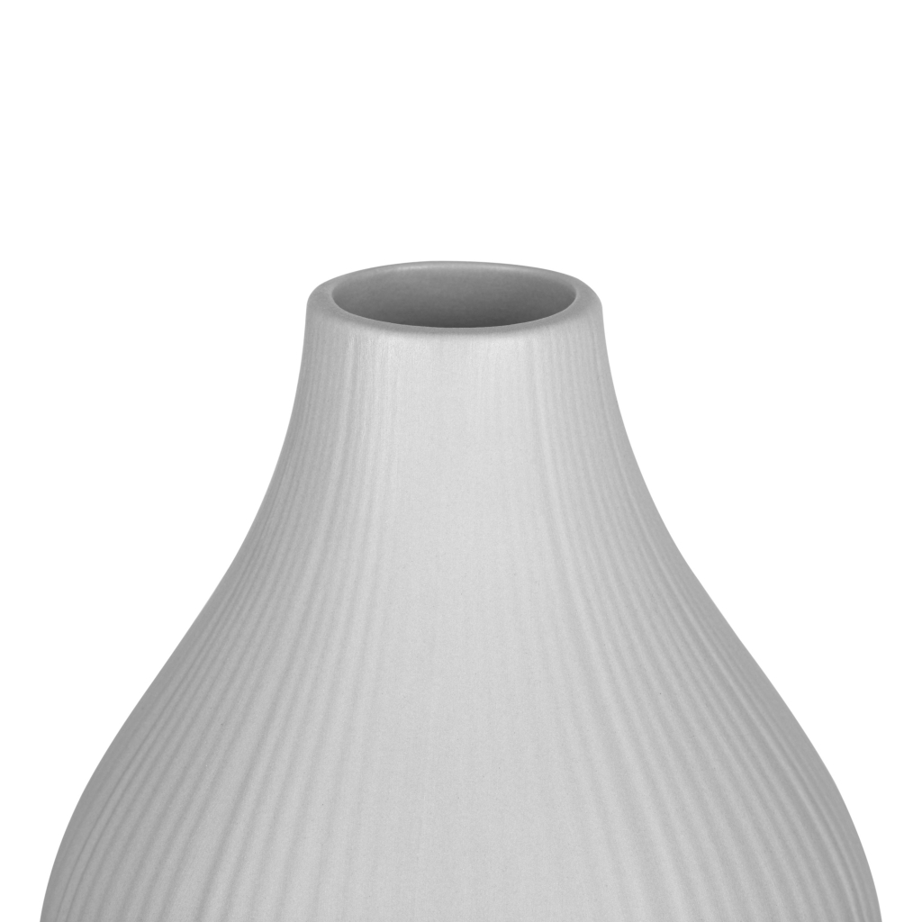Ваза Ardesto Lucca, 13х15.5см, порцеляна, сірий (AR3802G) - зображення 3