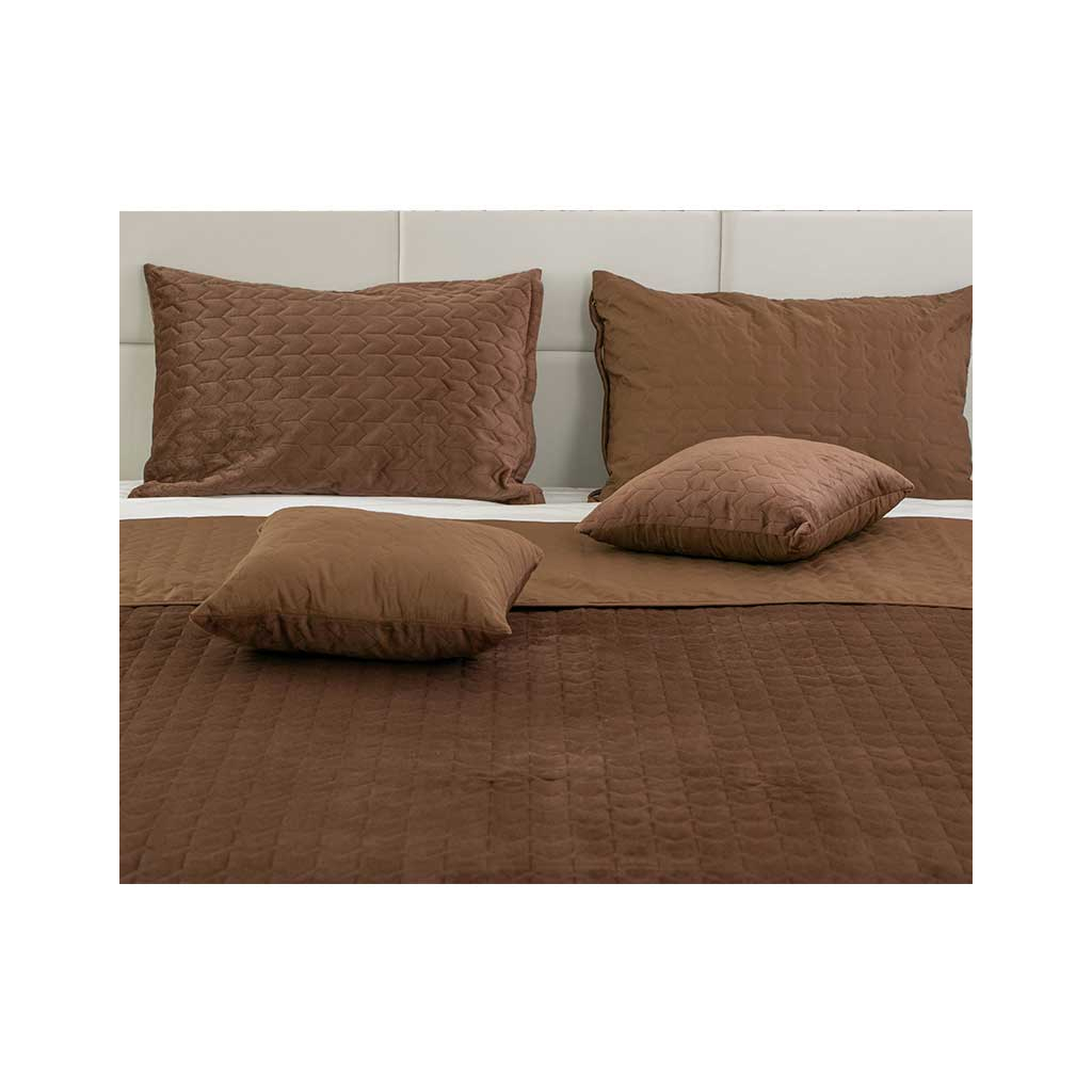 Подушка Руно декоративна Velour Chocolate 40х40 (311.55_Chocolate) - зображення 2