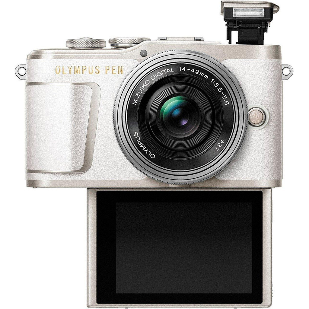 Цифровий фотоапарат Olympus E-PL9 14-42 mm Pancake Zoom Kit white/silver (V205092WE000) - зображення 8