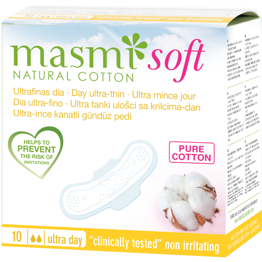 Гігієнічні прокладки Masmi Soft Ultra Day 10 шт. (8432984000578) - зображення 1