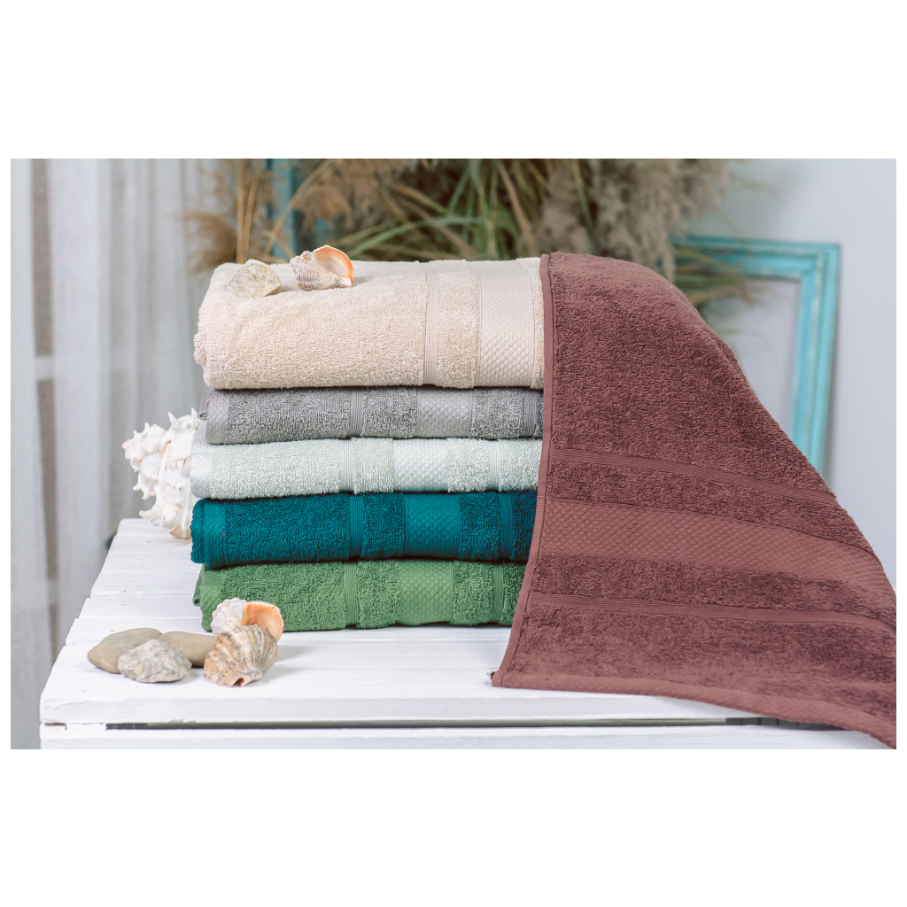 Рушник MirSon набір банний 5024 SoftNes Nature 50x90 см 6 шт (2200003181012) - зображення 2