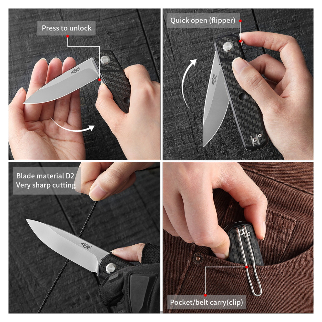 Ніж Firebird FH927-CF - зображення 2