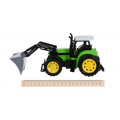 Спецтехніка Same Toy инерционная Truck Бетономешалка Желтая с бульдозером (98-88Ut-2) - зображення 3