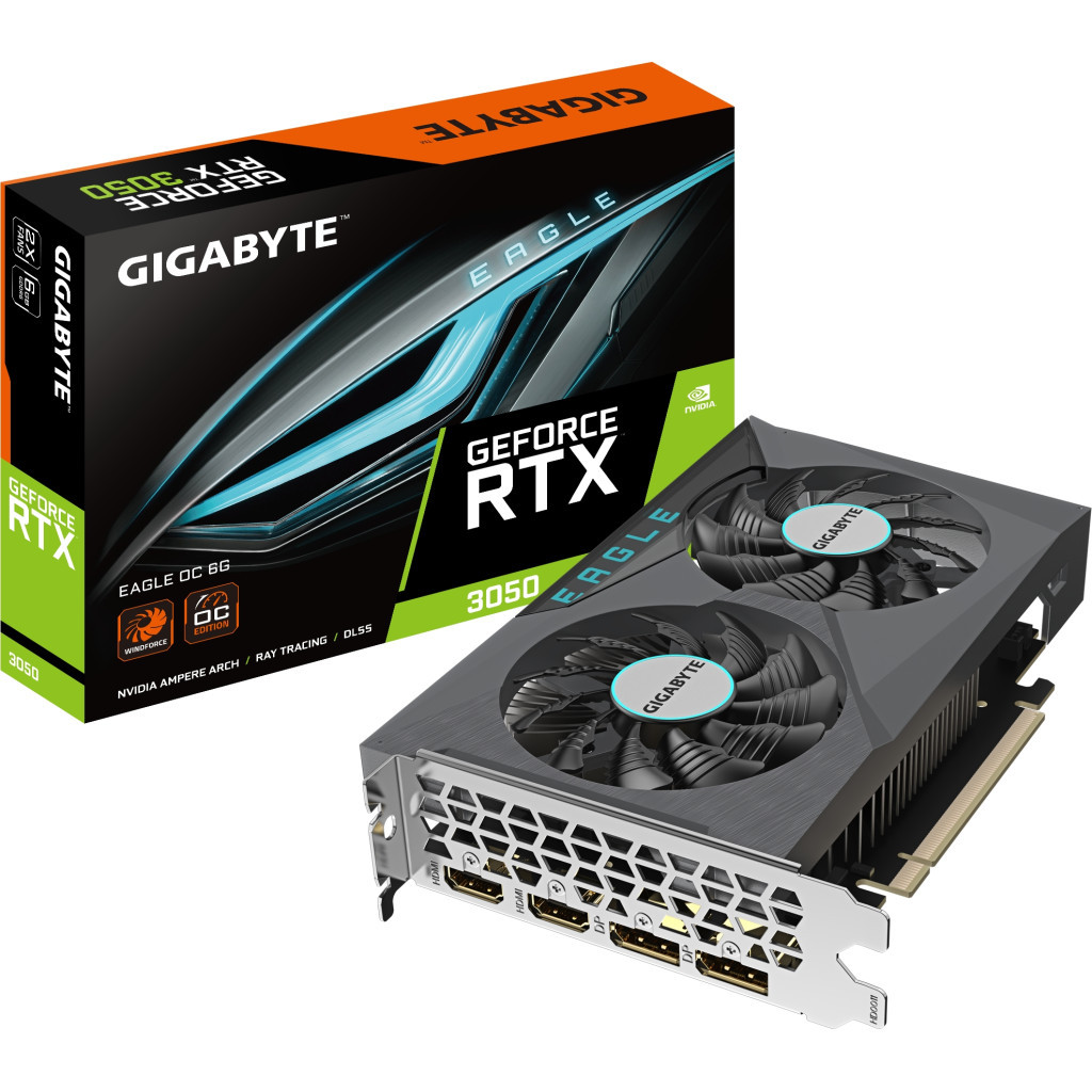 Відеокарта GIGABYTE GeForce RTX3050 6Gb EAGLE OC (GV-N3050EAGLE OC-6GD) - зображення 7