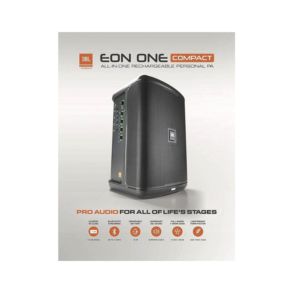 Акустична система JBL Eon One Compact (EON ONE COMPACT-EK) - зображення 11