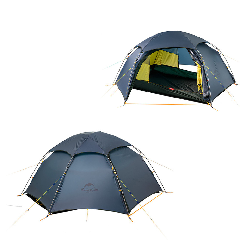 Намет Naturehike двомісний Cloud Peak 2 2 NH19K240-Y 15D темно-синій (6927595736326) - зображення 3