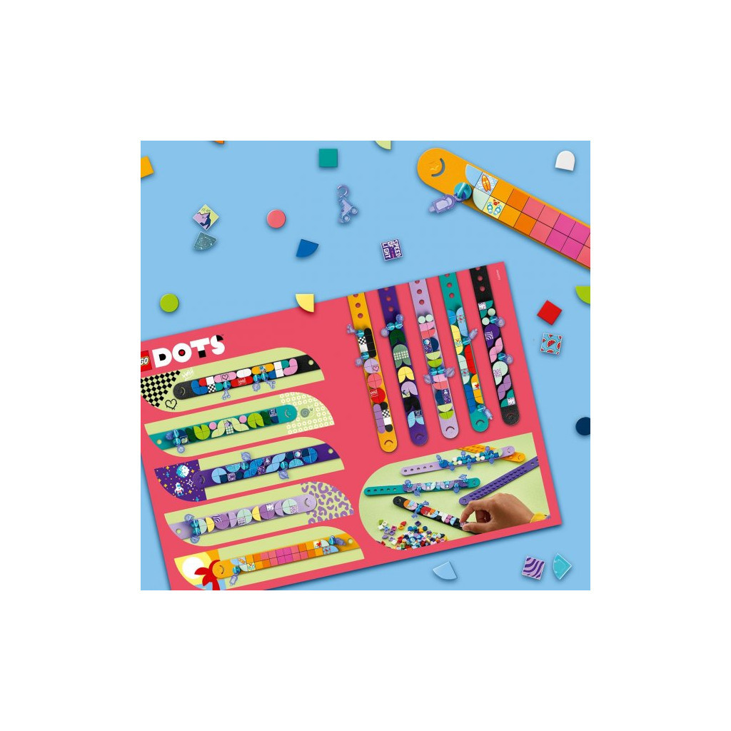 Конструктор LEGO DOTS Меганабір для створення браслетів 388 деталей (41807) - зображення 7