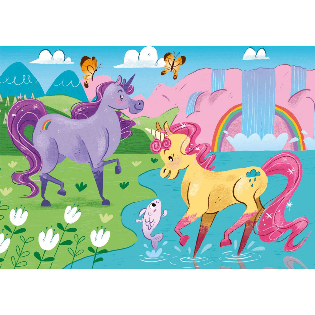 Пазл Clementoni I Believe in Unicorns 2 шт по 20 елементів (24754) - зображення 2
